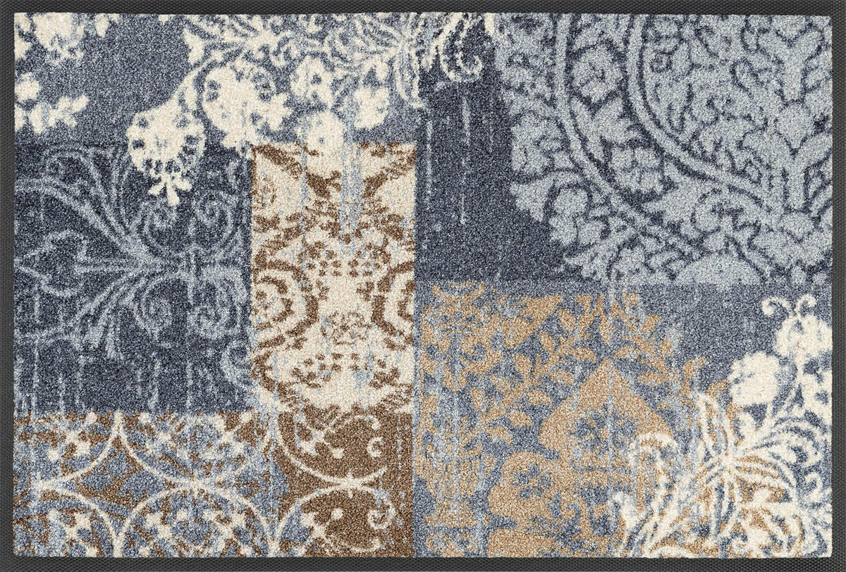 ROHOŽKA, 40/60 cm - modrá/sivá, Basics, textil/plast (40/60cm) - Esposa