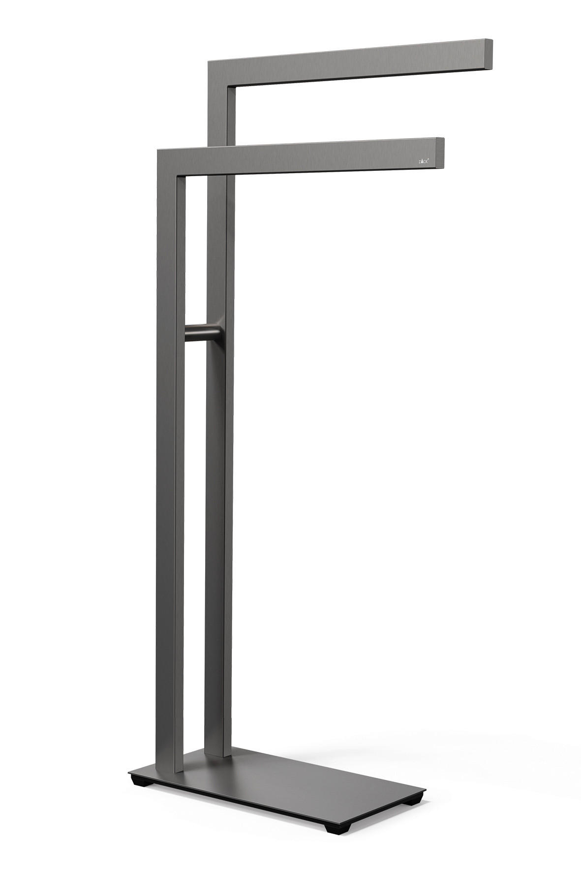 HANDTUCHSTÄNDER LINEA Graphitfarben  - Graphitfarben, Design, Metall (38,5cm) - Zack