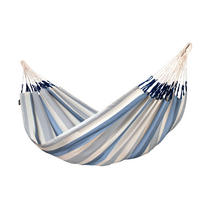 HÄNGEMATTE double outdoor  - Blau/Weiß, KONVENTIONELL, Textil (160/350cm) - La Siesta