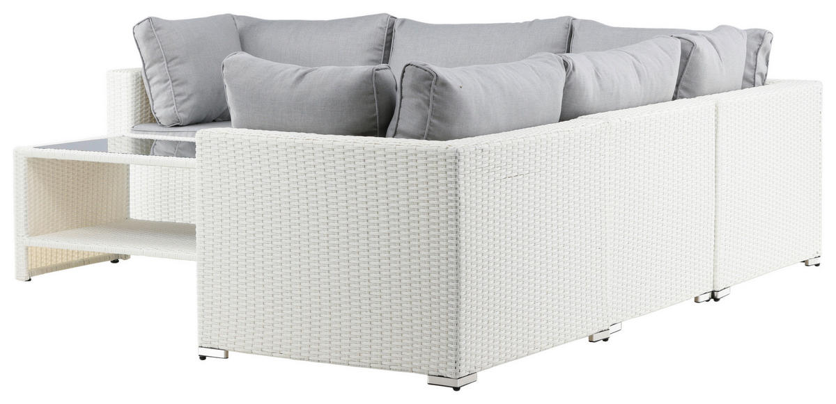 LOUNGEGARNITUR 87/249 cm  - Hellgrau, KONVENTIONELL, Kunststoff (87/249cm) - Gardenson