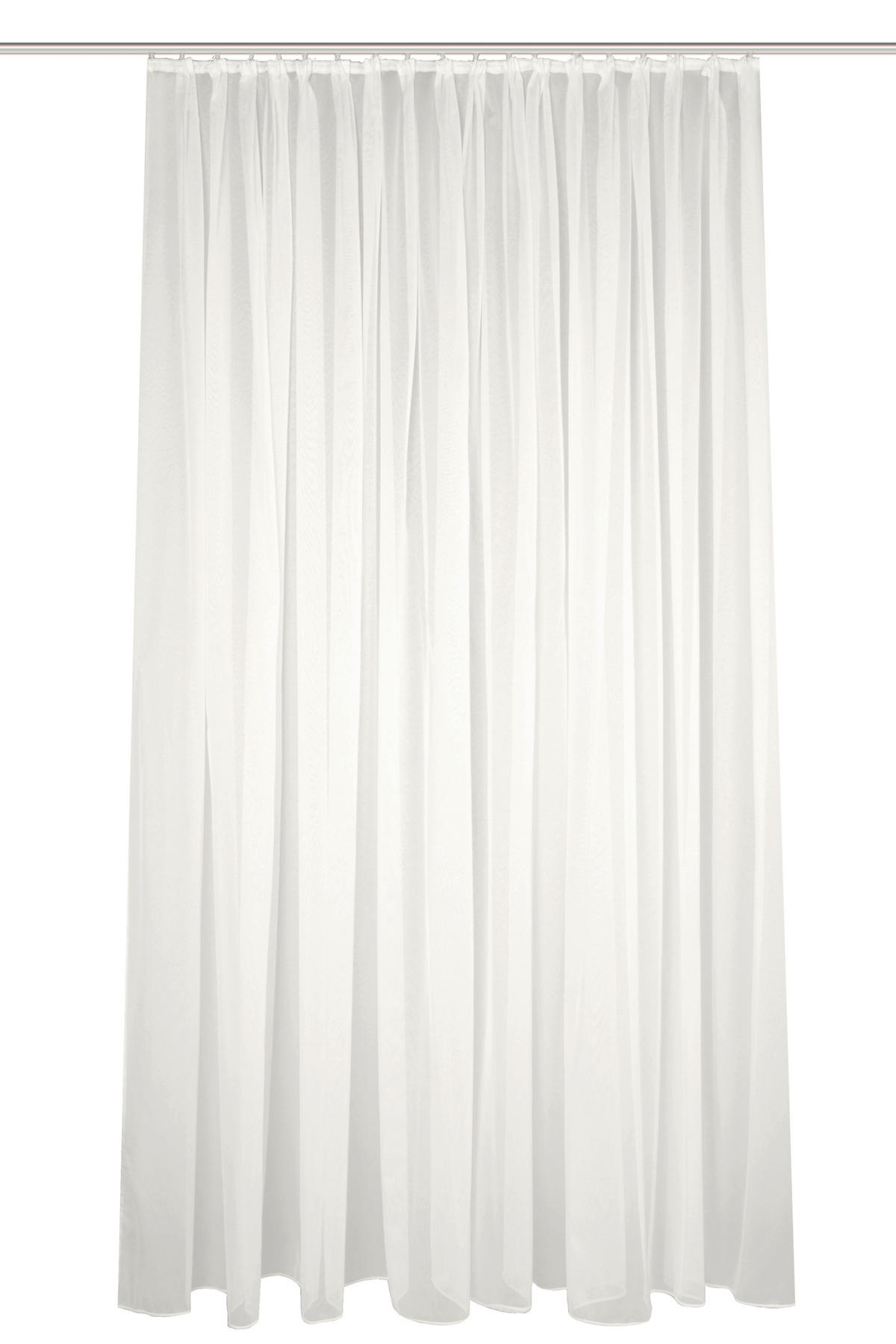 FERTIGSTORE  halbtransparent   300/295 cm  - Naturfarben, KONVENTIONELL, Textil (300/295cm)