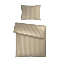 BETTWÄSCHESET Satin 160/210 cm  65 cm/100 cm  - Beige, Textil (160/210cm) - Dieter Knoll