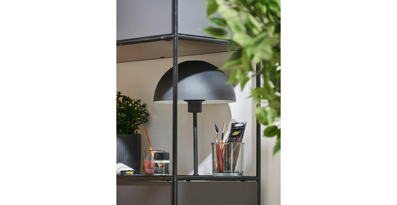 AKTENSCHRANK 80,7/199/35,8 cm - Anthrazit/Schwarz, Design, Holzwerkstoff/Metall (80,7/199/35,8cm) - Novel