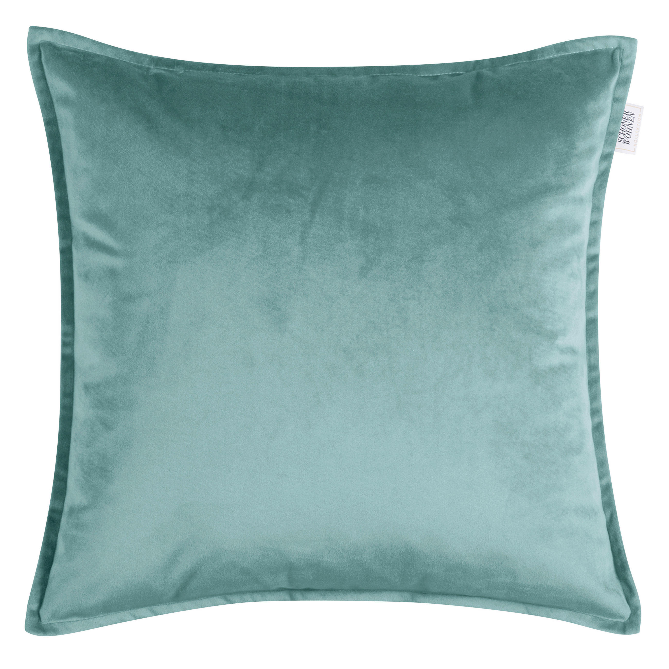 KISSENHÜLLE SW-DOLCE 45/45 cm  - Salbeigrün, Basics, Textil (45/45cm) - Schöner Wohnen
