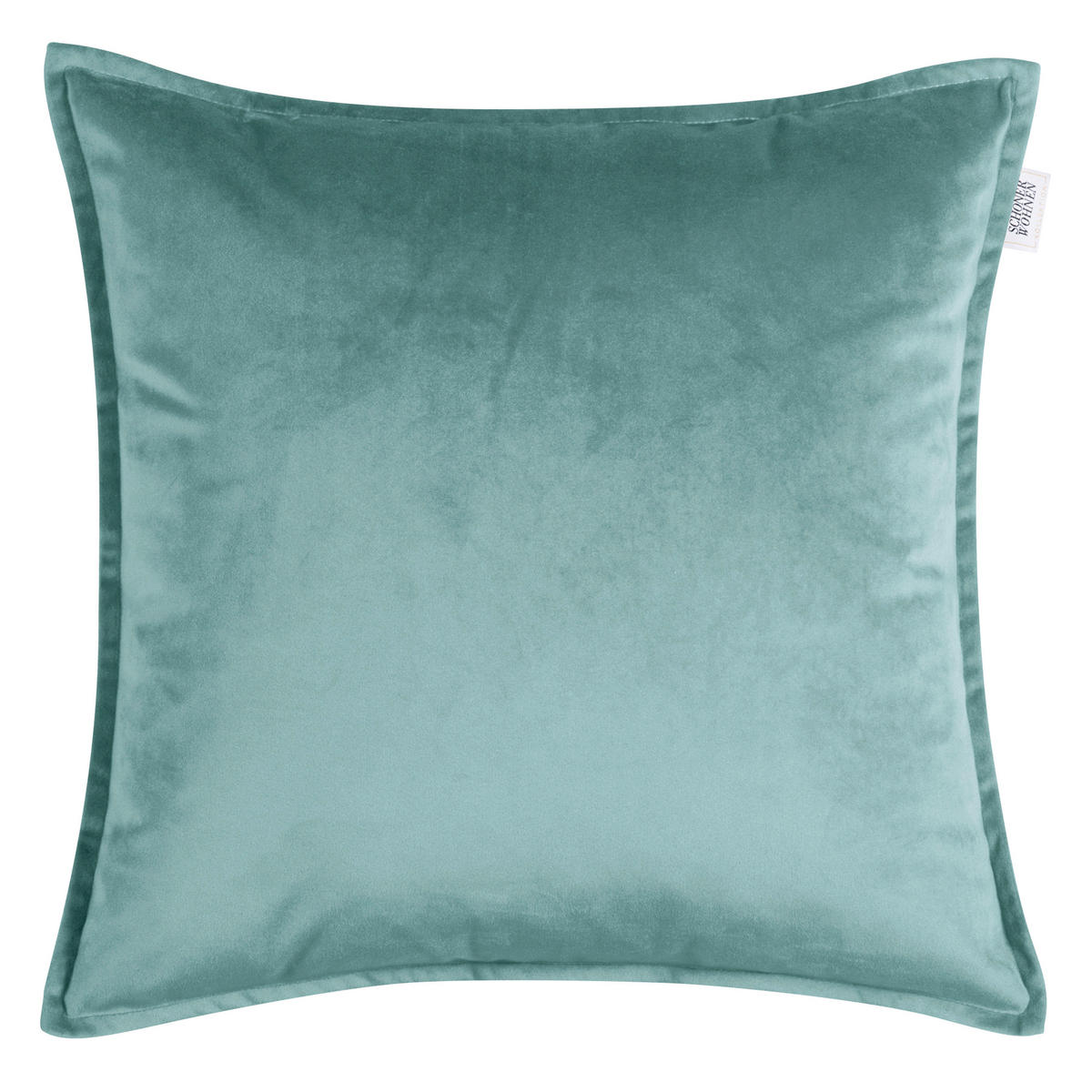 KISSENHÜLLE SW-DOLCE 45/45 cm  - Salbeigrün, Basics, Textil (45/45cm) - Schöner Wohnen