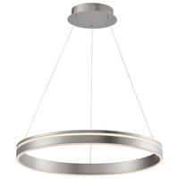 LED-HÄNGELEUCHTE 59/59/120 cm   - Silberfarben, Design, Glas/Kunststoff (59/59/120cm) - Paul Neuhaus