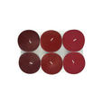 TEELICHTSET 6 Stück  - Bordeaux/Hellrot, Basics, Naturmaterialien/Paraffin (5,7/1,9cm) - Ambia Home