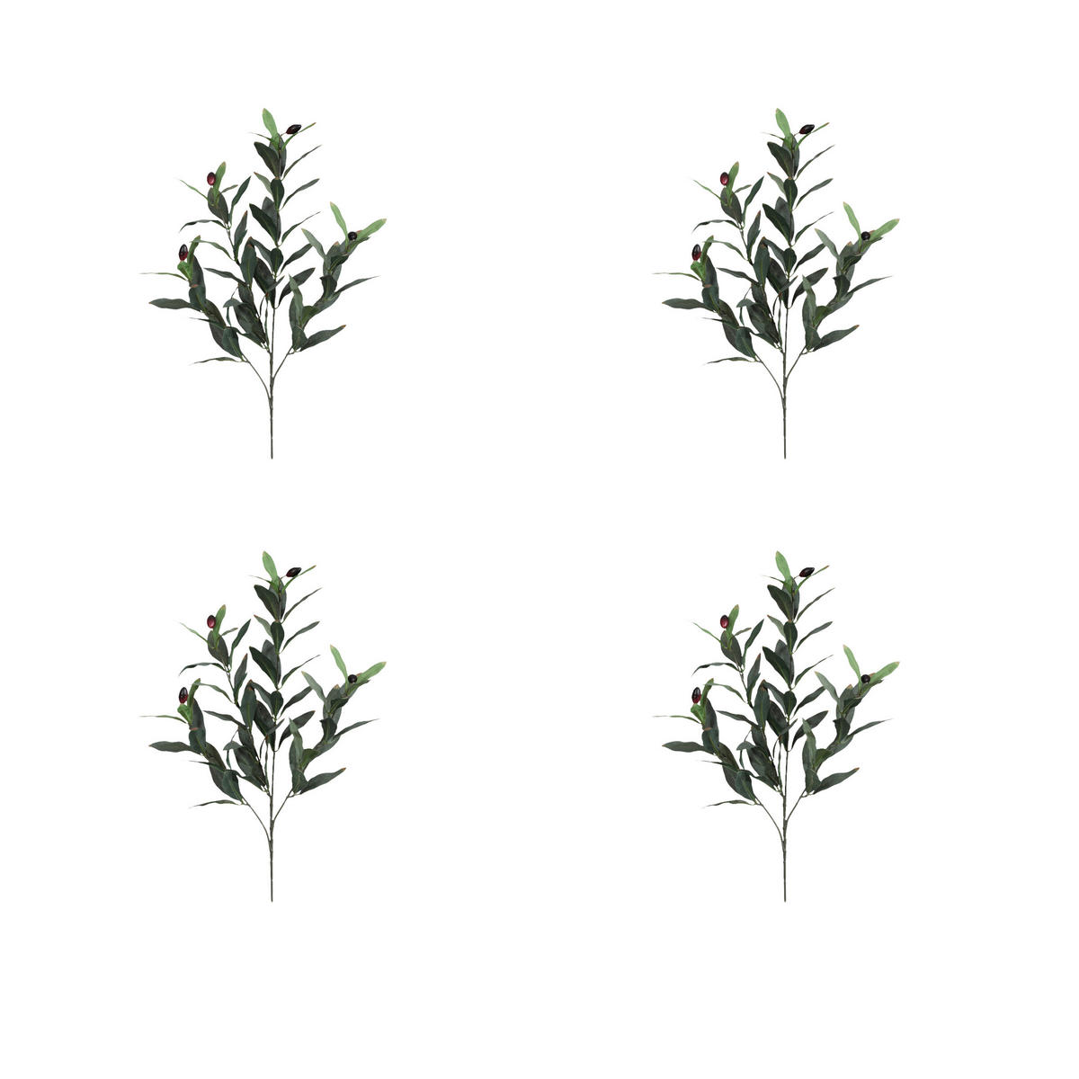 KUNSTPFLANZE Olive 50 cm  - Braun/Grün, Design, Kunststoff (50cm) - P & B
