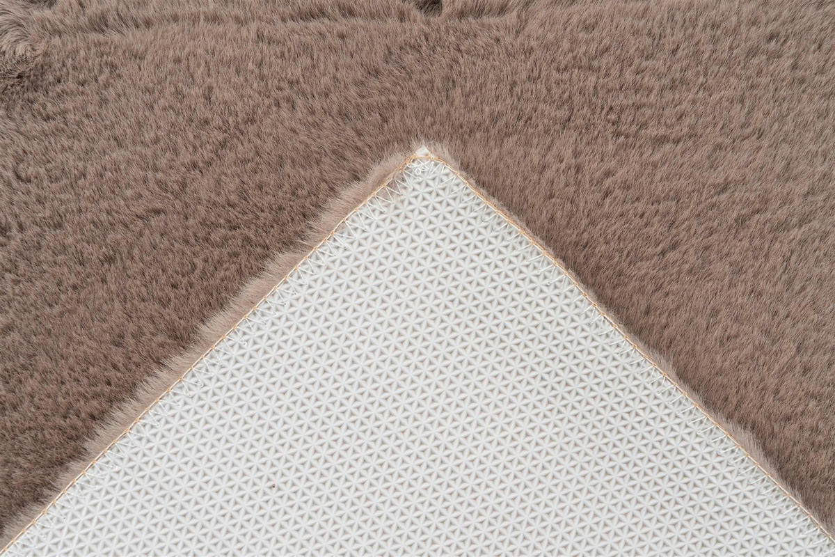 HOCHFLORTEPPICH 70/130 cm Rabbit Light 225 Dunkelbeige Beige  - Beige, KONVENTIONELL, Kunststoff/Textil (70/130cm)