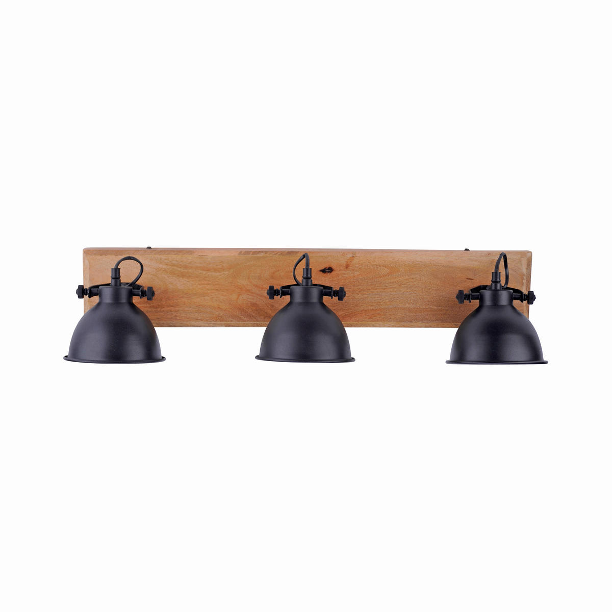 DECKENLEUCHTE SAMIA 74/15/22,5 cm   - Schwarz, Trend, Holz/Metall (74/15/22,5cm)