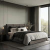 POLSTERBETT 180/200 cm  in Braun  - Schwarz/Braun, Modern, Holz/Holzwerkstoff (180/200cm) - MID.YOU