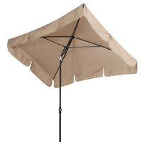 SONNENSCHIRM  225/120 cm  - Greige/Anthrazit, Basics, Textil/Metall (225/120cm) - Doppler