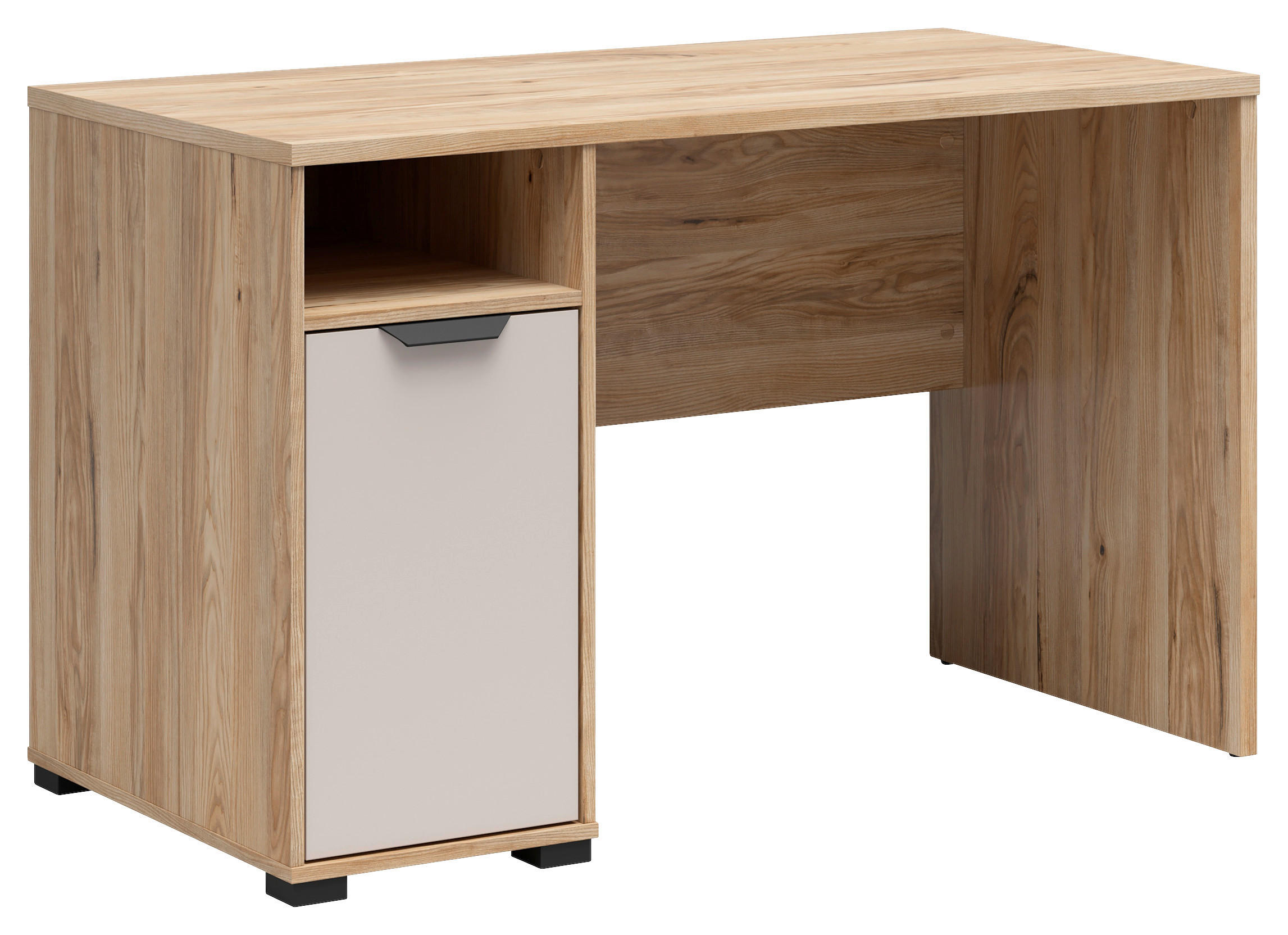 JUGENDSCHREIBTISCH 120/60/74,9 cm Eichefarben, Kaschmir  - Kaschmir/Eichefarben, Basics, Holzwerkstoff/Kunststoff (120/60/74,9cm) - Milino