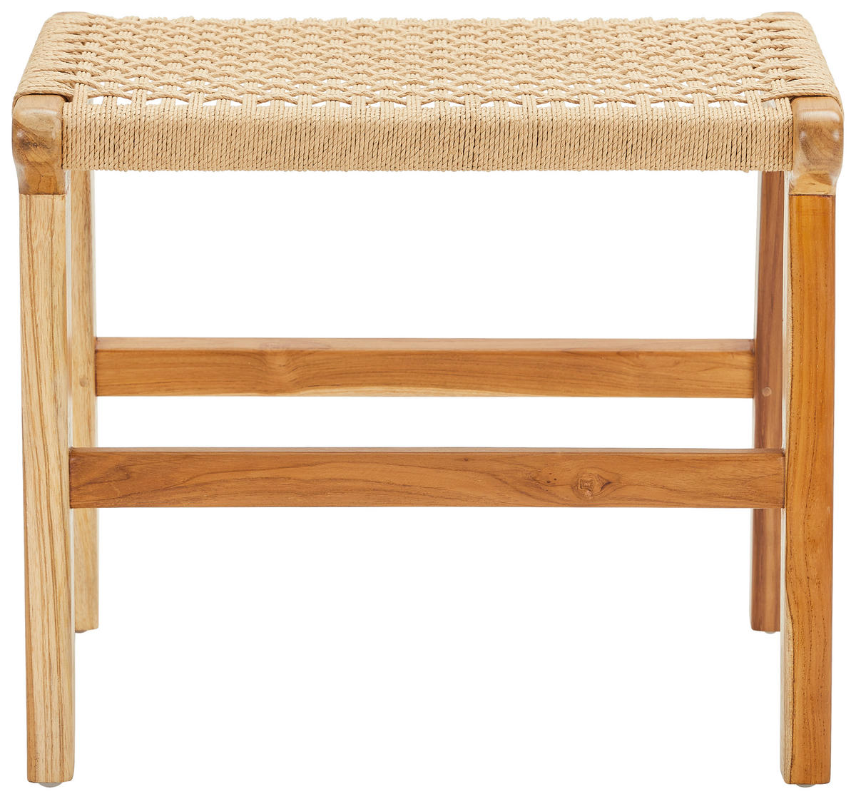 HOCKER in Holz Naturfarben  - Hellbraun/Naturfarben, Basics, Holz (50/35/43cm) - MID.YOU