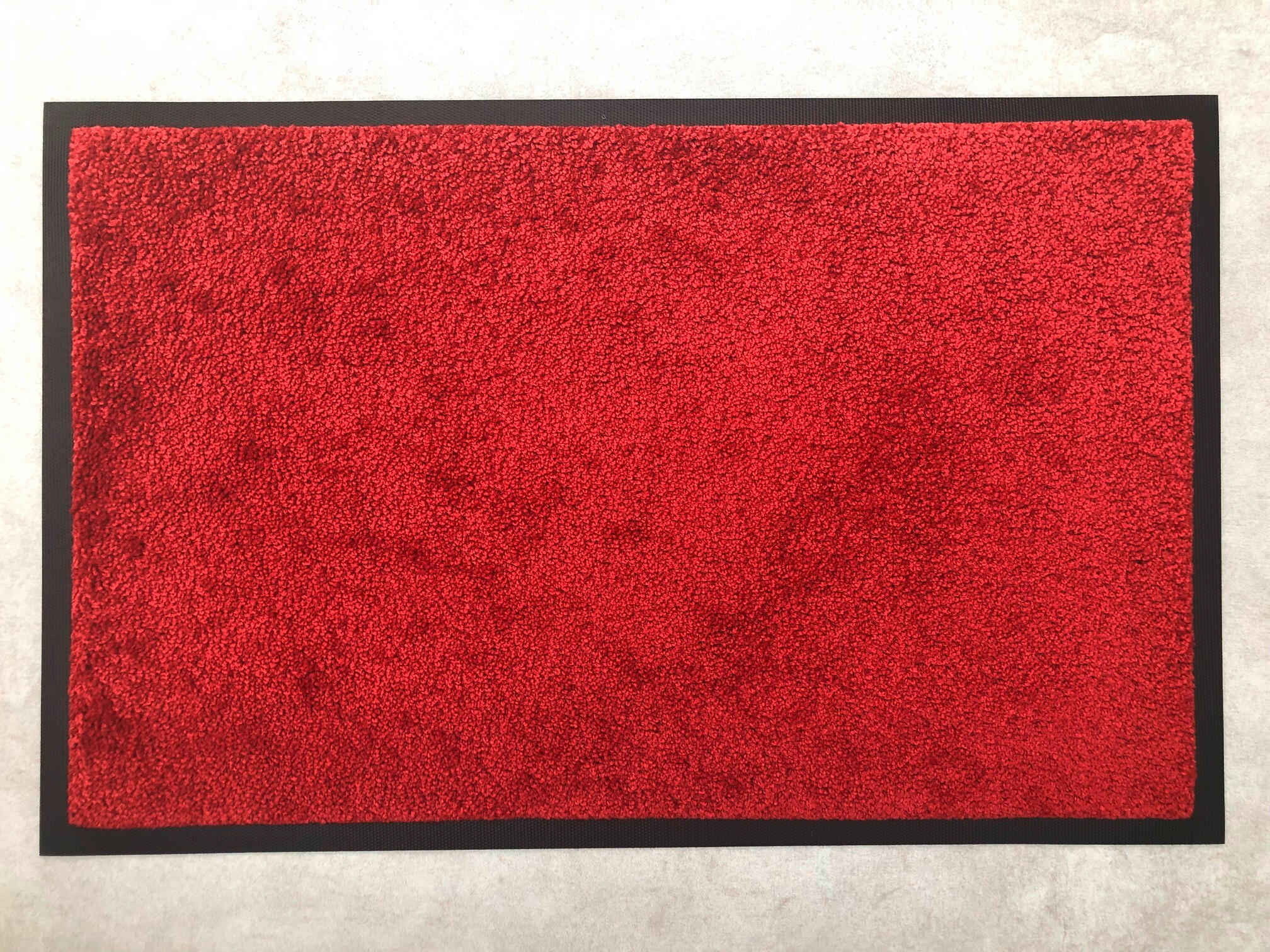 SCHMUTZFANGMATTE - Dunkelrot, Basics, Kunststoff/Textil (45/70cm)