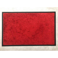 SCHMUTZFANGMATTE - Dunkelrot, Basics, Kunststoff/Textil (45/70cm)