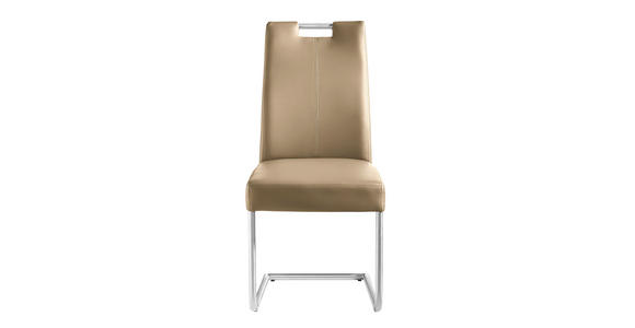 SCHWINGSTUHL Lederlook Edelstahlfarben, Goldfarben - Edelstahlfarben/Goldfarben, Design, Textil/Metall (46/97/59cm) - Valnatura