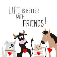 SERVIETTE  33/33 cm  12 Stück  - Multicolor, Basics, Papier (33/33cm) - PPD