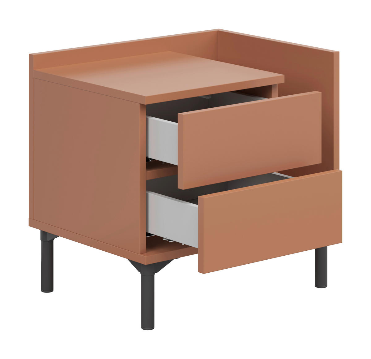 NACHTKÄSTCHEN 50/48/38 cm  in Sahara  - Graphitfarben/Sahara, Design, Holzwerkstoff/Kunststoff (50/48/38cm) - Lomoco