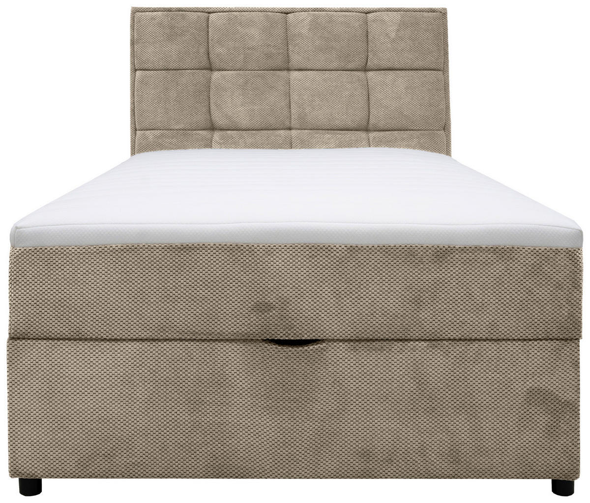 BOXBETT 120/200 cm  in Creme  - Creme, MODERN, Holz/Holzwerkstoff (120/200cm) - MID.YOU