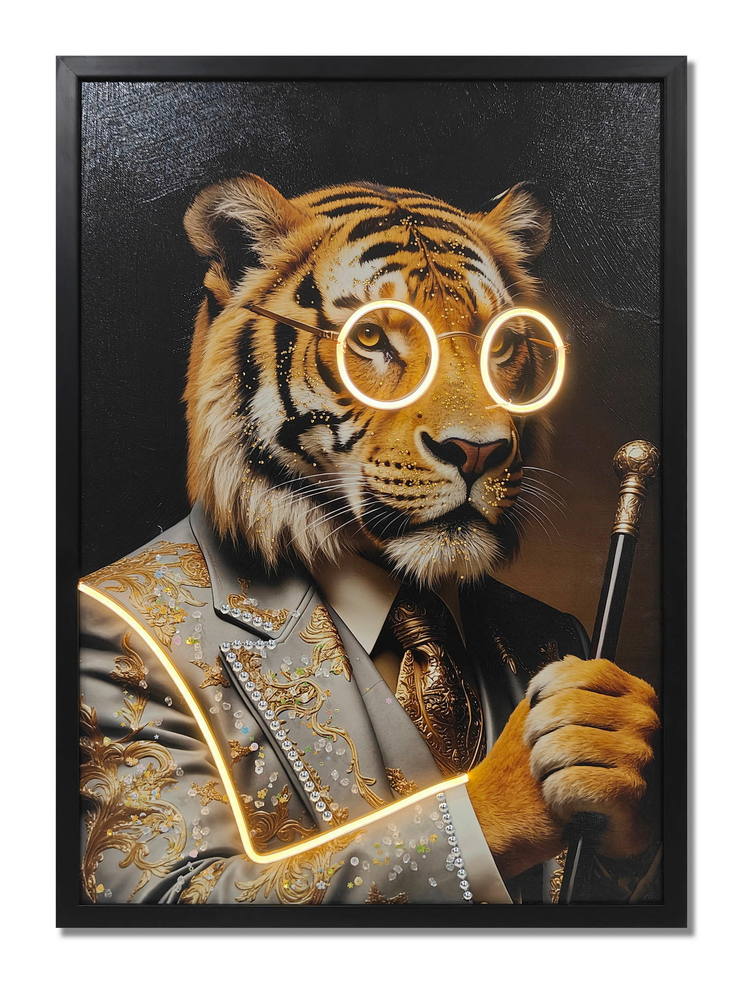 LED-DEKOLEUCHTE George 52/3,3/72 cm  - Multicolor, Basics, Kunststoff (52/3,3/72cm)