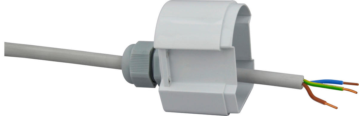 LED-DECKENLEUCHTE pro 62/6/6 cm  - Hellgrau, Basics, Kunststoff (62/6/6cm)