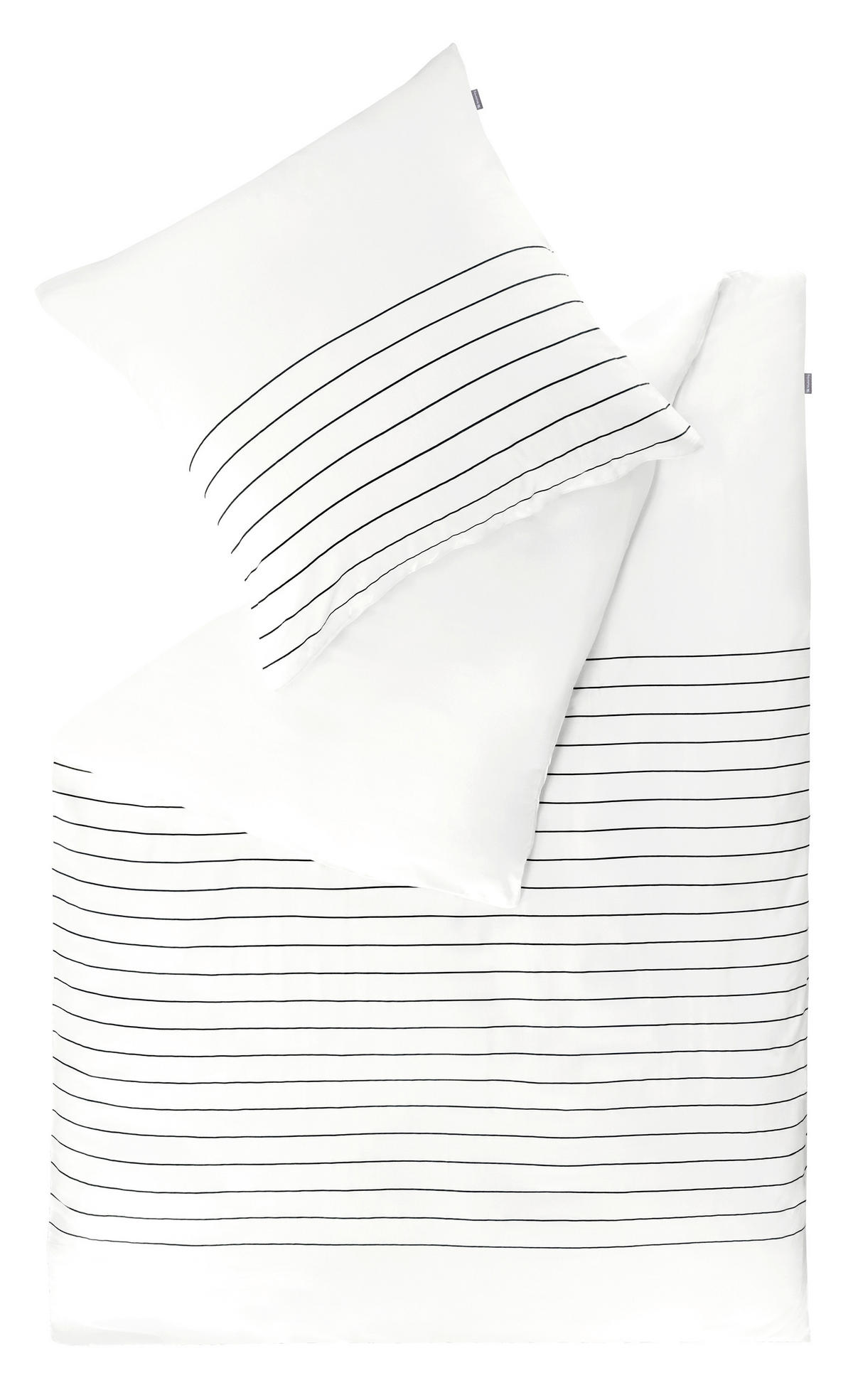 WENDEBETTWÄSCHE MR-Simple weiß Renforcé 135/200 cm  - Weiß, Design, Textil (135/200cm) - Musterring