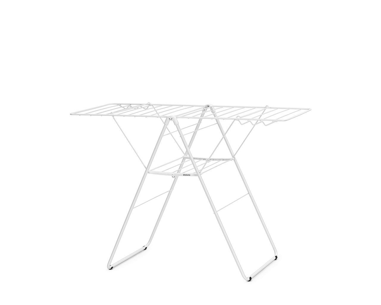 POKONČNO STOJALO ZA PERILO - bela, Basics, kovina (59/98/5cm) - Brabantia