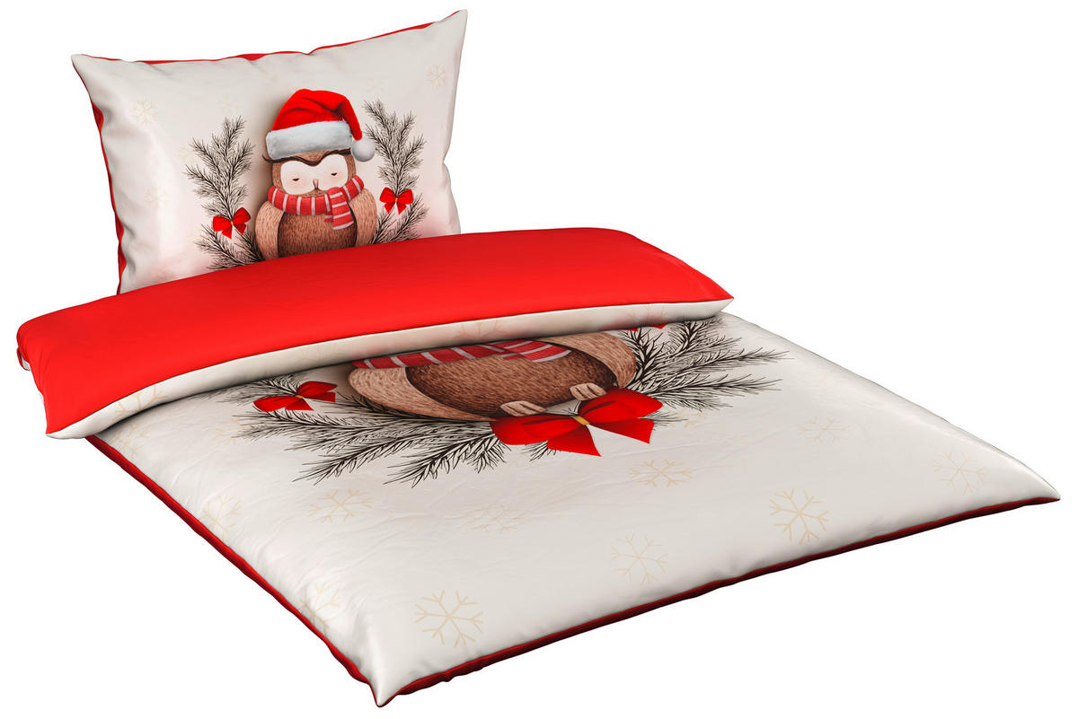 POSTELJINA SA DVA LICA Christmas Collection 140/200 cm saten  - Osnovno, tekstil (140/200cm) - X-Mas