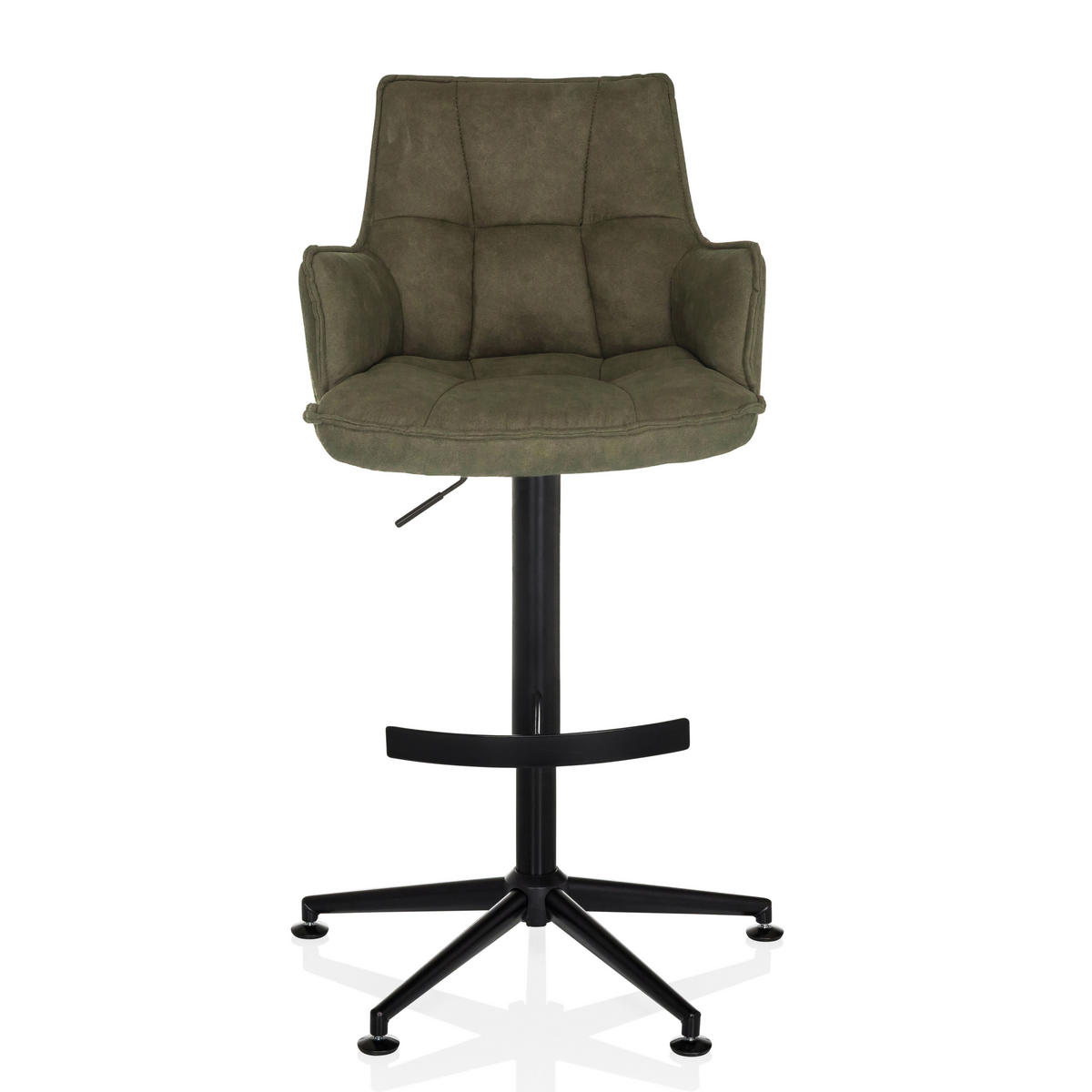 BARPALL i grön  - grön/svart, Modern, metall/textil (55/93/56cm) - MID.YOU