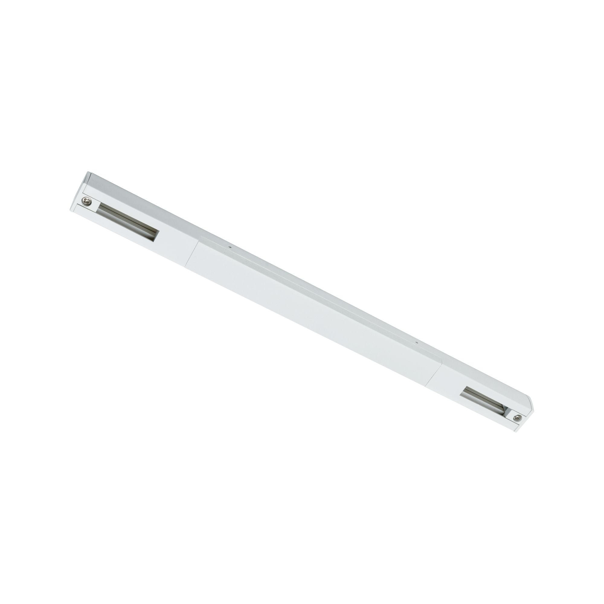 SCHIENENSYSTEM-EINSPEISER - Weiß, Basics, Kunststoff (30,4cm) - Paulmann