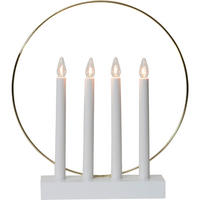 LED-DEKOLEUCHTE  - Messingfarben/Weiß, Basics, Holz/Kunststoff (32/7,5/35cm) - Eglo