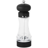 MLINAC ZA SOL  - prozirno/crna, Konvencionalno, metal/plastika (19cm) - Fackelmann