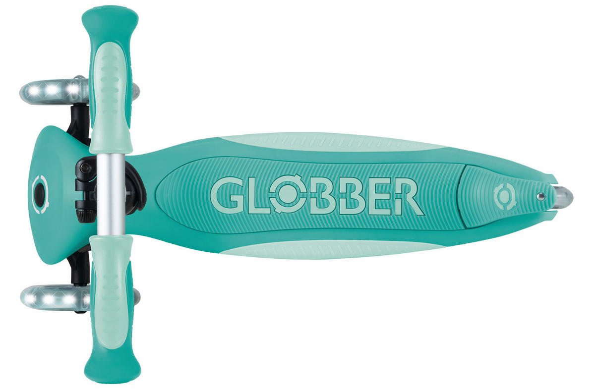 LAUFRAD GO-UP DELUXE LIGHTS  - Mintgrün, Basics, Kunststoff/Metall (64/22/98,5cm) - GLOBBER