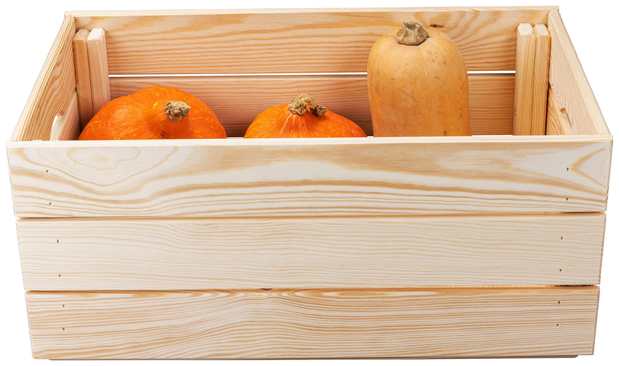 DEKOKISTE - Naturfarben/Kieferfarben, Design, Holz (52/24/32cm) - Livetastic