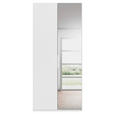 DREHTÜRENSCHRANK 101/235/61 cm,  in Weiß, 2-türig  - Weiß, Basics, Glas/Holzwerkstoff (101/235/61cm) - Novel