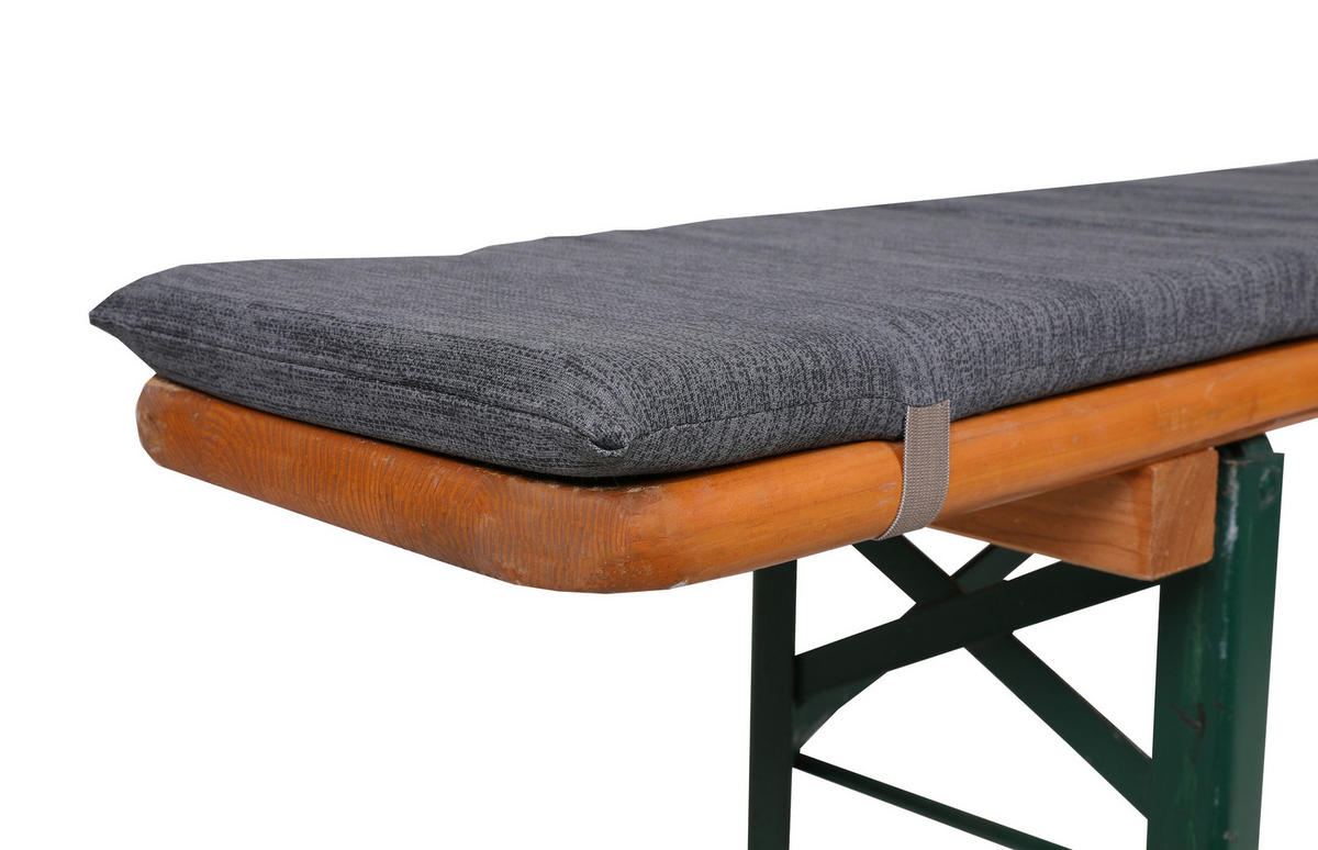 BIERBANKAUFLAGE Uni  - Anthrazit, Basics, Textil (220/4/25cm)