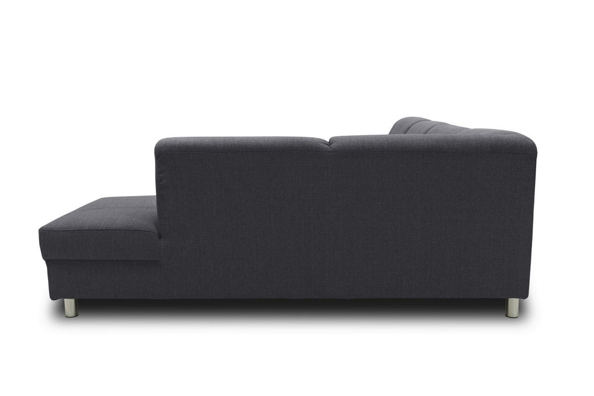 WOHNLANDSCHAFT Schlammfarben Webstoff  - Chromfarben/Schlammfarben, KONVENTIONELL, Textil/Metall (150/308/194cm) - MID.YOU