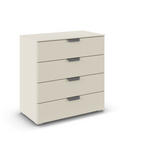KOMMODE  in 80/81/42 cm  - Chromfarben/Champagner, Design, Holzwerkstoff/Metall (80/81/42cm) - Carryhome