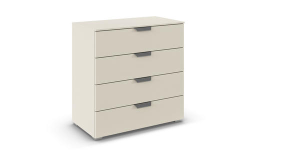 KOMMODE  in 80/81/42 cm  - Chromfarben/Champagner, Design, Holzwerkstoff/Metall (80/81/42cm) - Carryhome