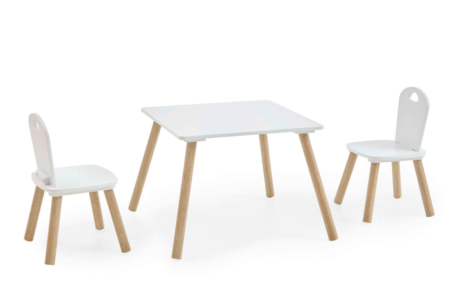 SITTGRUPP FÖR BARN  - vit, Design, trämaterial (55/43/55cm) - MID.YOU