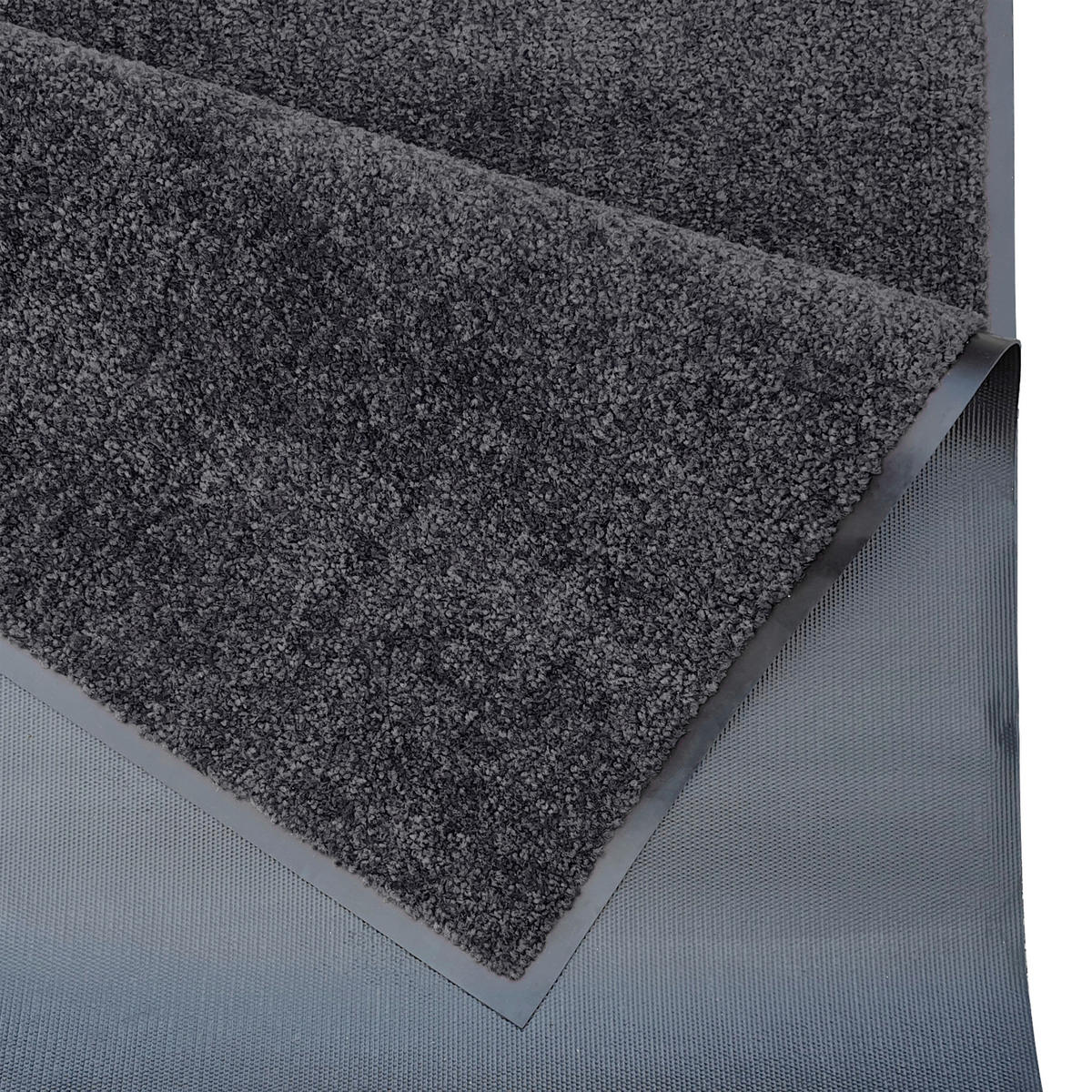 SCHMUTZFANGMATTE  60/180 cm  Schwarz  - Schwarz, Basics, Kunststoff/Textil (60/180cm)