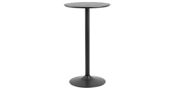 BARTISCH in Holzwerkstoff 60/60/105 cm   - Eschefarben/Schwarz, Design, Holzwerkstoff/Metall (60/60/105cm) - Carryhome