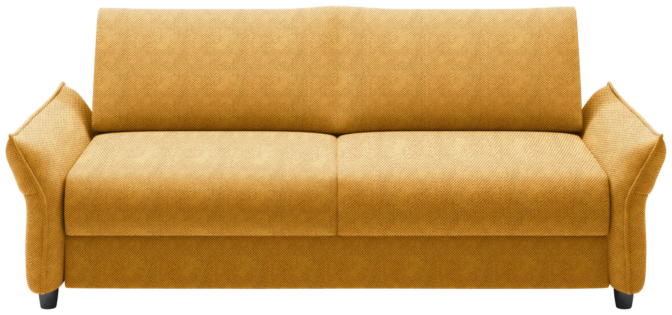 SCHLAFSOFA Webstoff Currygelb  - Currygelb/Schwarz, KONVENTIONELL, Kunststoff/Textil (198/82/106cm) - MID.YOU