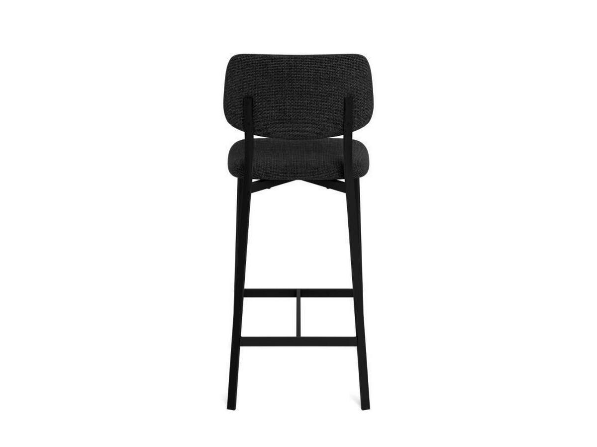 BARHOCKER in Grau  - Schwarz/Grau, KONVENTIONELL, Textil/Metall (40/98/48cm) - MID.YOU