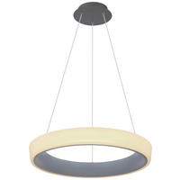 VISEČA LED-SVETILKA  Tabano 36 W//3000-6000 K/230 V/ - opal/antracit, Basics, kovina/umetna masa (50/120cm) - Globo
