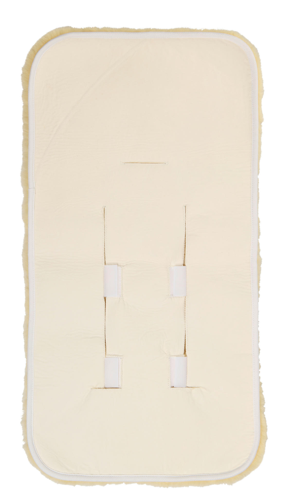 KINDERWAGENEINLAGE  - Weiß, Basics, Leder (38/75cm) - Jimmylee
