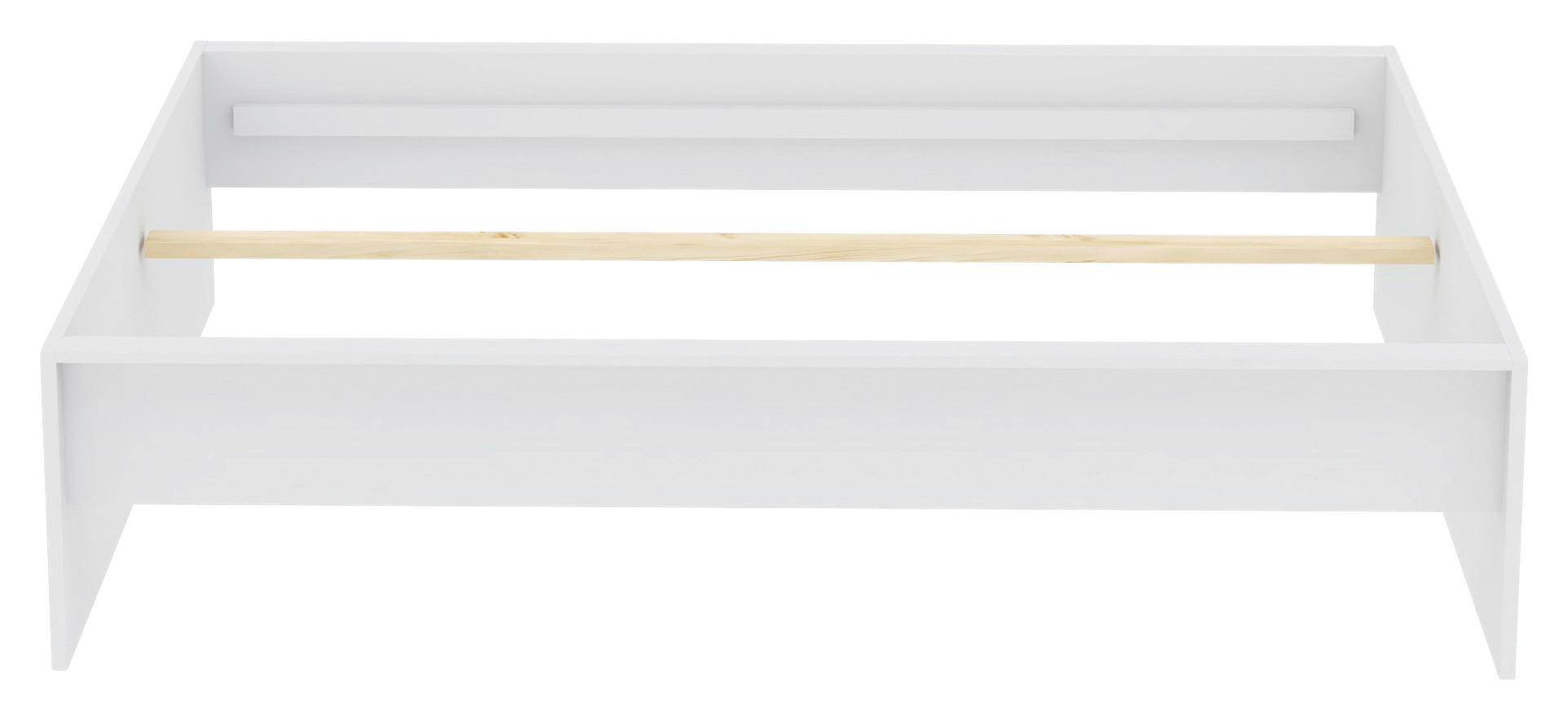 RÁM POSTELE, 160/200 cm - bílá, Konvenční, kompozitní dřevo (160/200cm) - Hom`in
