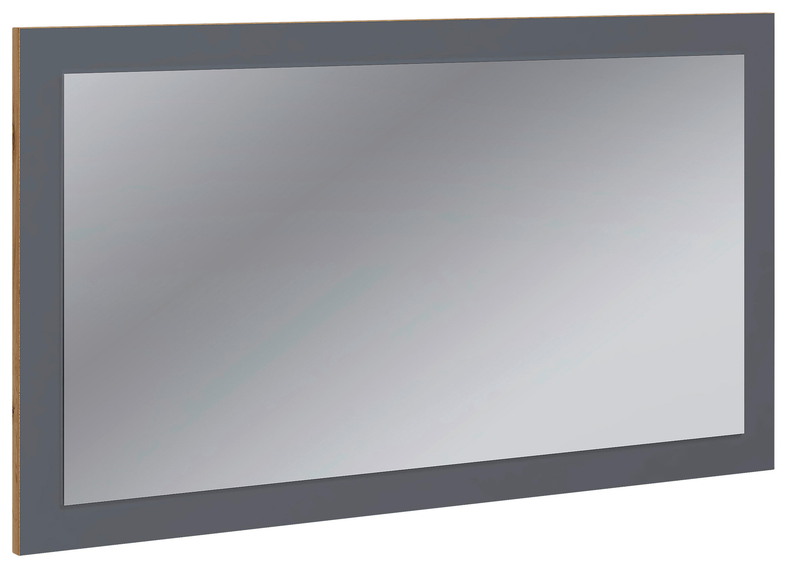 WANDSPIEGEL 80/45/2 cm  - Honigeiche/Anthrazit, Design, Glas/Holzwerkstoff (80/45/2cm) - MID.YOU