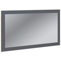 WANDSPIEGEL 80/45/2 cm  - Honigeiche/Anthrazit, Design, Glas/Holzwerkstoff (80/45/2cm) - MID.YOU